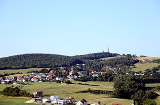 Brenntenriegel i Sieggraben kommun är den högsta punkten i Ödenburger bergen