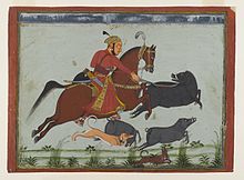 Brooklyn Museum - Maharaja Pratap Singh II of Mewar Hunting Boar.jpg