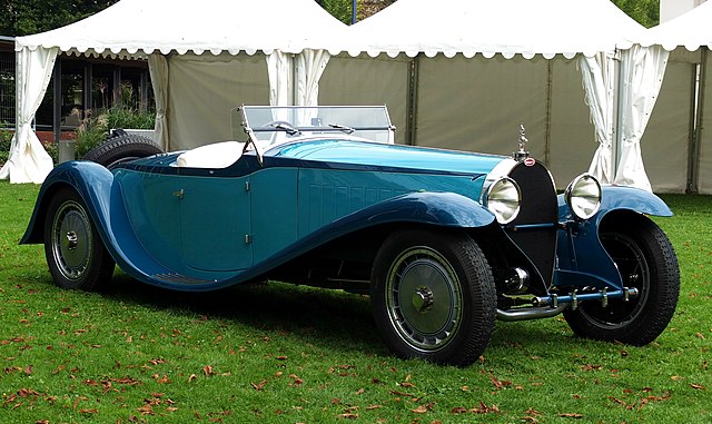 Replica of a 1932 Bugatti Type 41 "Esders Roadster Royale"