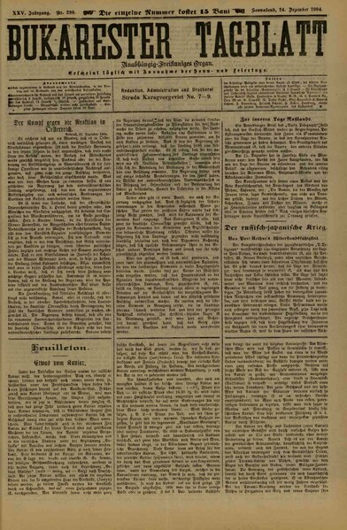 File:Bukarester Tagblatt 1904-12-24, nr. 290.pdf