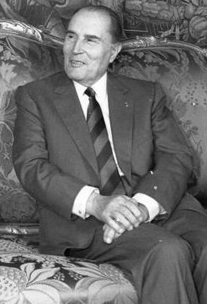 François Mitterrand, president of France (1981–1995)