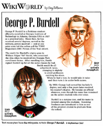 Caricature du personnage de George P. Burdell.