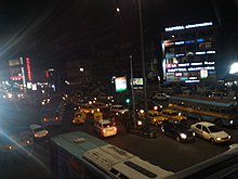 Busy VIP Road in Ultadanga at night Busy VIP Road at Ultadanga.jpg