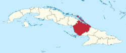 Camagüey Province located in the Map of Cuba
