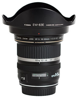 Canon EF-S 10–22mm lens camera lens