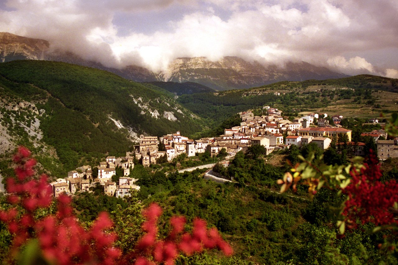 Регионе Абруццо в центре Италии