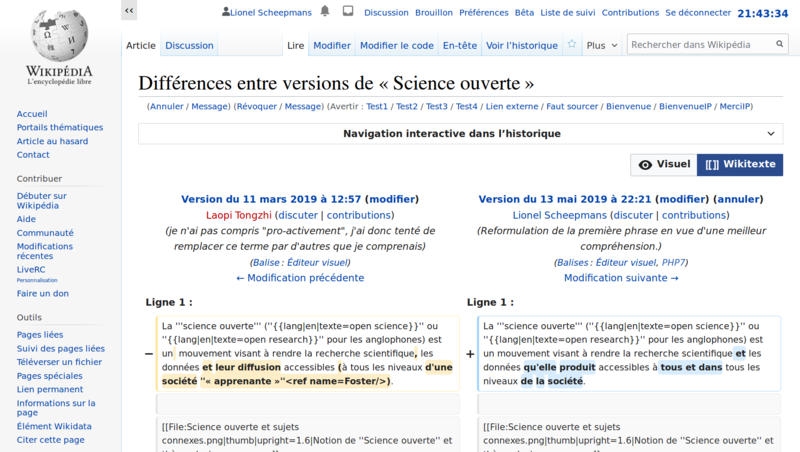 File:Capture d’écran différence entre versions science ouverte.png
