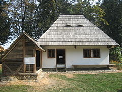 Casa tradițională din Vicovu de Sus de la Muzeul Satului