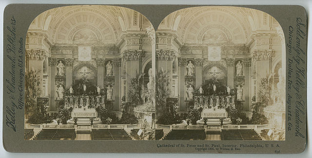 Chancel c. 1903, prior to addition of the apse