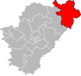 Situation of the canton of Charente-Vienne in the department of Charente