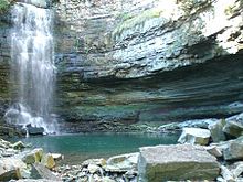 Chedoke Falls leading into Chedoke Creek ChedokeFalls.jpg