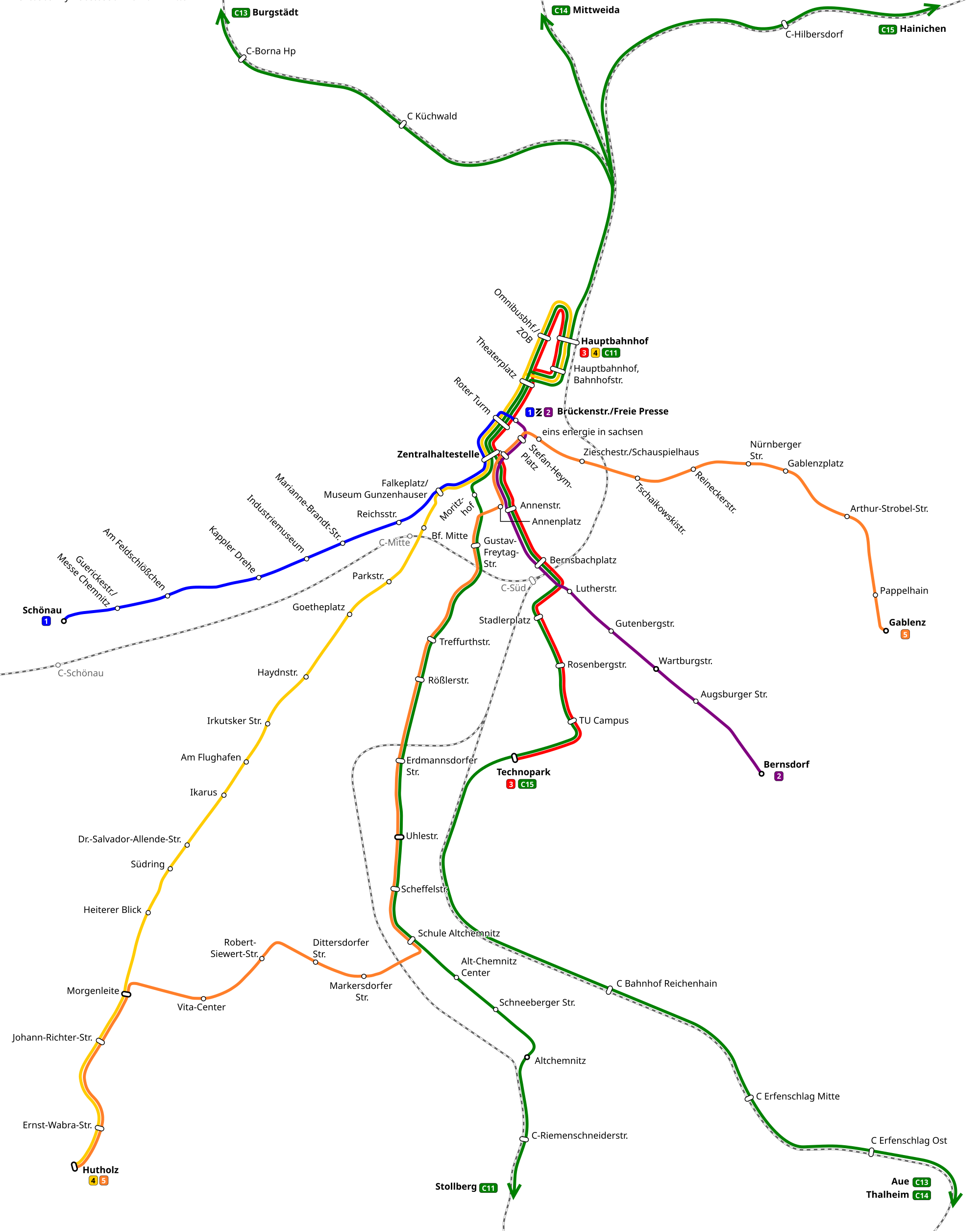 historische straßenbahn chemnitz