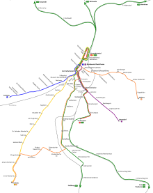 Das Chemnitzer Straßenbahnnetz seit Liniennetzumstellung am 10. Dezember 2017