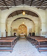 La sala con vista presbiterio.