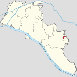 Location in Xiqing District