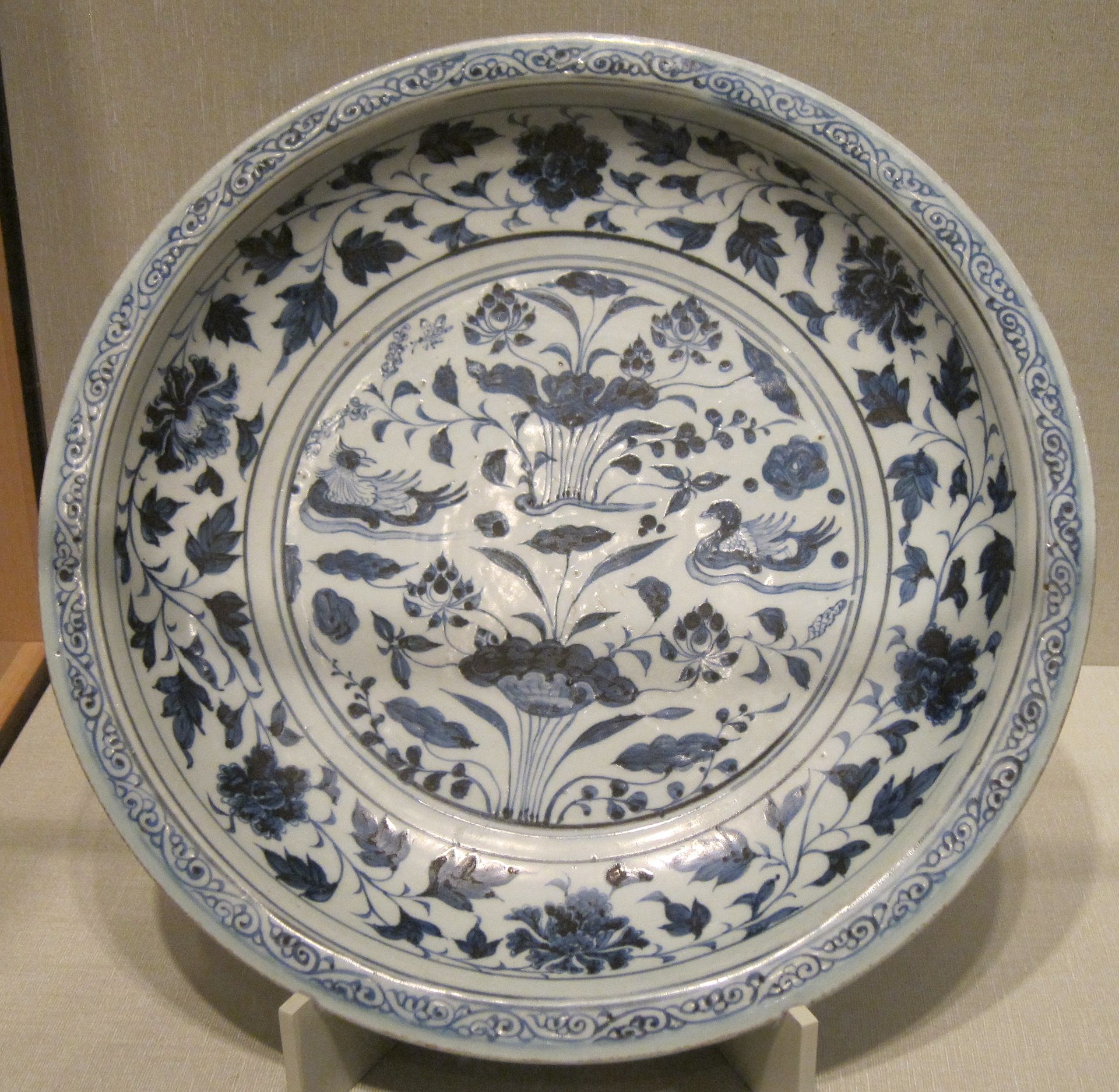 Blue and white porcelain