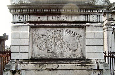 Monument funéraire d'Anthelme Trimolet, Lyon, cimetière de Loyasse.
