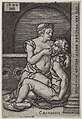 Hans Sebald Beham: Cimon und Pero. 1544.