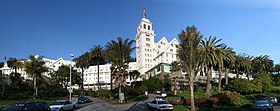 The historic Claremont Resort, located in the Claremont district.