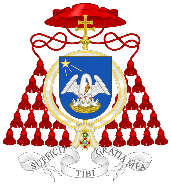 File:Coat of Arms of Cardinal Jaime Lucas Ortega y Alamino (Order of Isabella the Catholic).svg