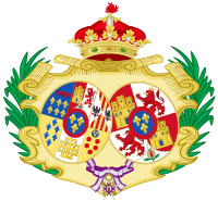 Armoiries de l'infante Isabelle d'Espagne, comtesse de Girgenti.svg