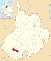 El Peñón - Carte