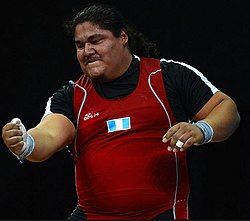 The weightlifter Christian Alberto Lopez Bobadilla. Cristian Lopez.jpg