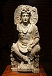 Cross-legged Bodhisattva, Mardan, Pakistan, Kushan dynasty, 100s-200s AD, schist - Tokyo National Museum - Tokyo, Japan.jpg