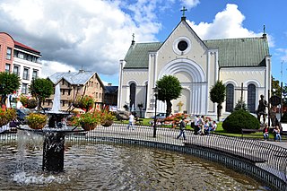 Czaplinek Place in West Pomeranian, Poland