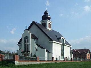 Barwałd Górny Village in Lesser Poland, Poland