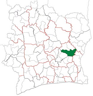 Daoukro Department Department in Lacs, Ivory Coast