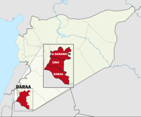 Jednotlivé okresy provincie Dar'á