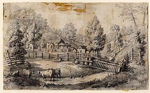 Debar House (built 1852), St. Clara Colony, Doddridge County, [West] Virginia Diss Debar4.jpg