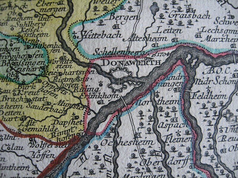 File:Donauwörth, from a 1740 map.jpg