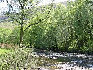 Glen Douglas valley in Argyll and Bute, Scotland, UK