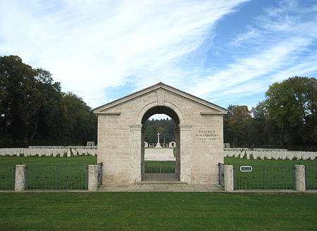 Durnbach war cemetery entrance