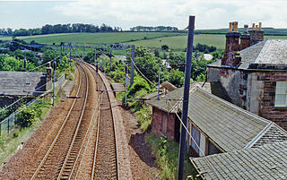 <span class="mw-page-title-main">East Linton railway station</span> Disused railway station in East Lothian, Scotland