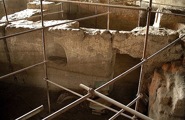 Excavation from ancient Ecbatana, Hamadan, Iran