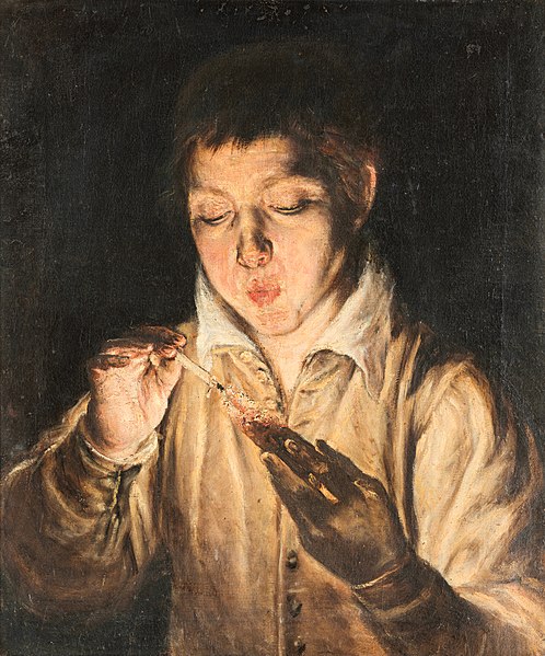 File:El Greco – Boy Blowing an Ember – Google Art Project – edited.jpg