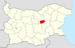 Bolgariya va Veliko Tarnovo viloyati tarkibidagi Elena munitsipaliteti.