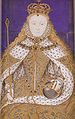 The Coronation Miniature – Portrait of Elizabeth I in State Robes. Welbeck Abbey Collection, formerly in the collection of the Duke of Portland.