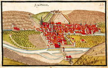 Esslingen im Forstlagerbuch von Andreas Kieser, 1685