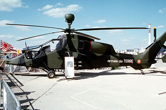 Prototype du Tigre HAC au salon du Bourget de 1991.