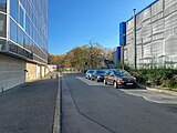 Rue de la Patinoire à Évry-Courcouronnes (Essonne, France)