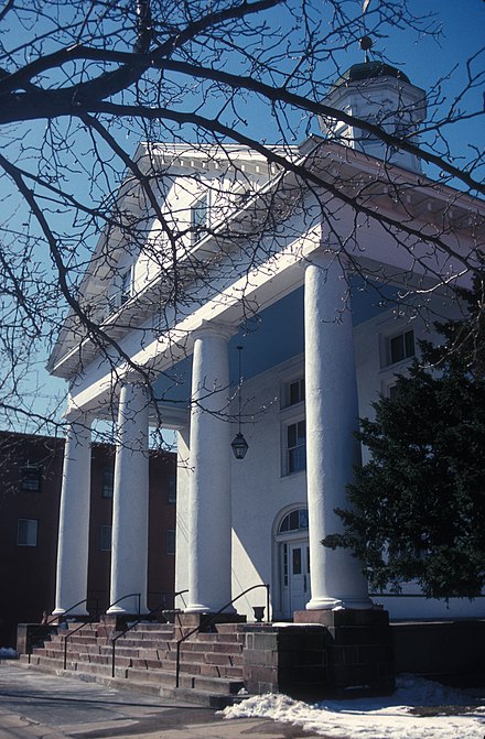 The courthouse where the Lindbergh baby kidnapping trial took place