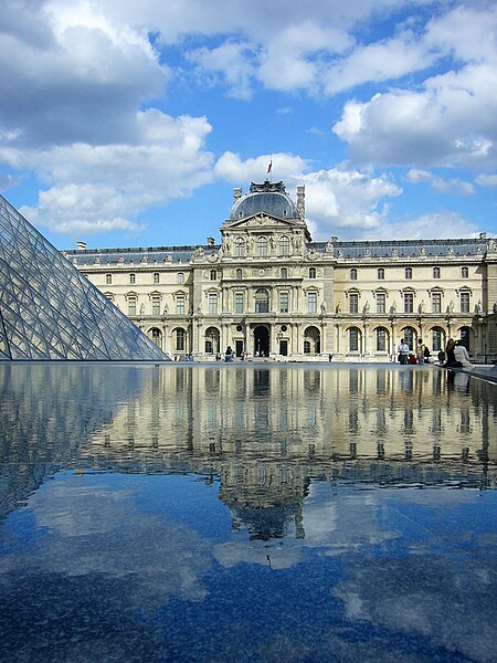 File:Facade of the Pavillon Sully in 2007.jpg