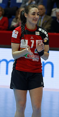 Cindy Champion im Ligapokalfinale 2013