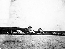 Undated photograph of Sand Point by John Nathan Cobb Fishing village of Sand Point, Popof Island, Alaska, nd (COBB 146).jpeg