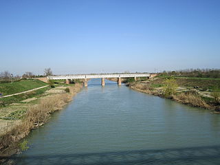 Fiumi Uniti River in Italy