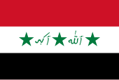 Bandera de Irak (1991–2004).svg